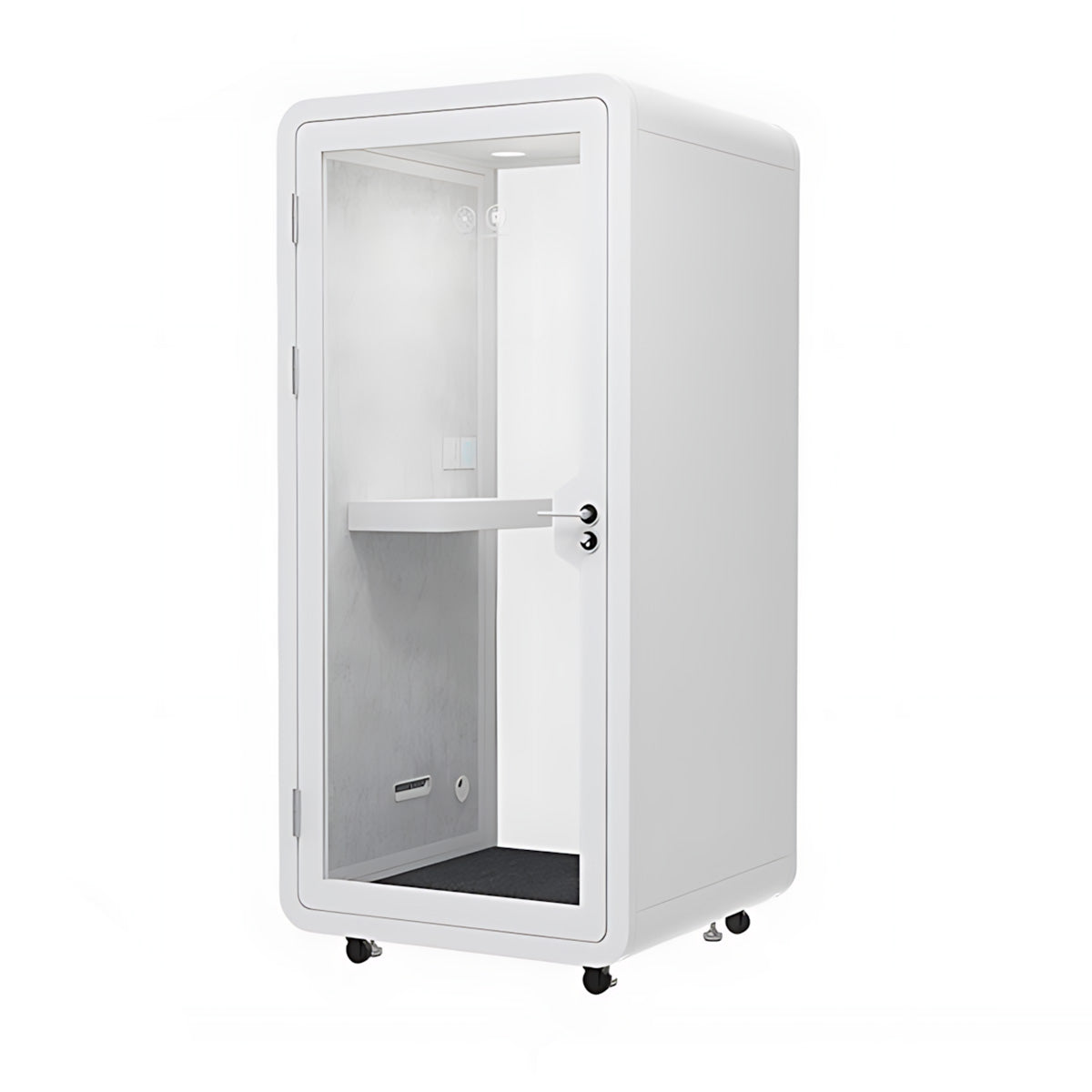 Innovative Acoustic Pod with Multi-layer Enclosed Structure, Safety Glass, Ventilation System & Modular Installation for Private Spaces