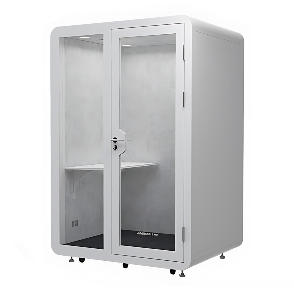 Innovative Acoustic Pod with Multi-layer Enclosed Structure, Safety Glass, Ventilation System & Modular Installation for Private Spaces