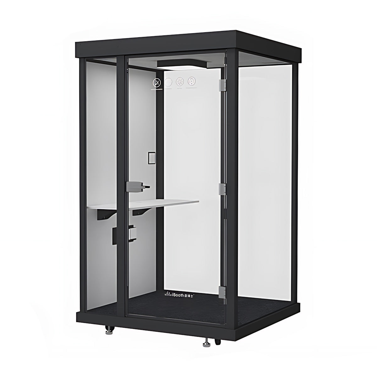 Innovative Acoustic Pod with Multi-layer Enclosed Structure, Safety Glass, Ventilation System & Modular Installation for Private Spaces