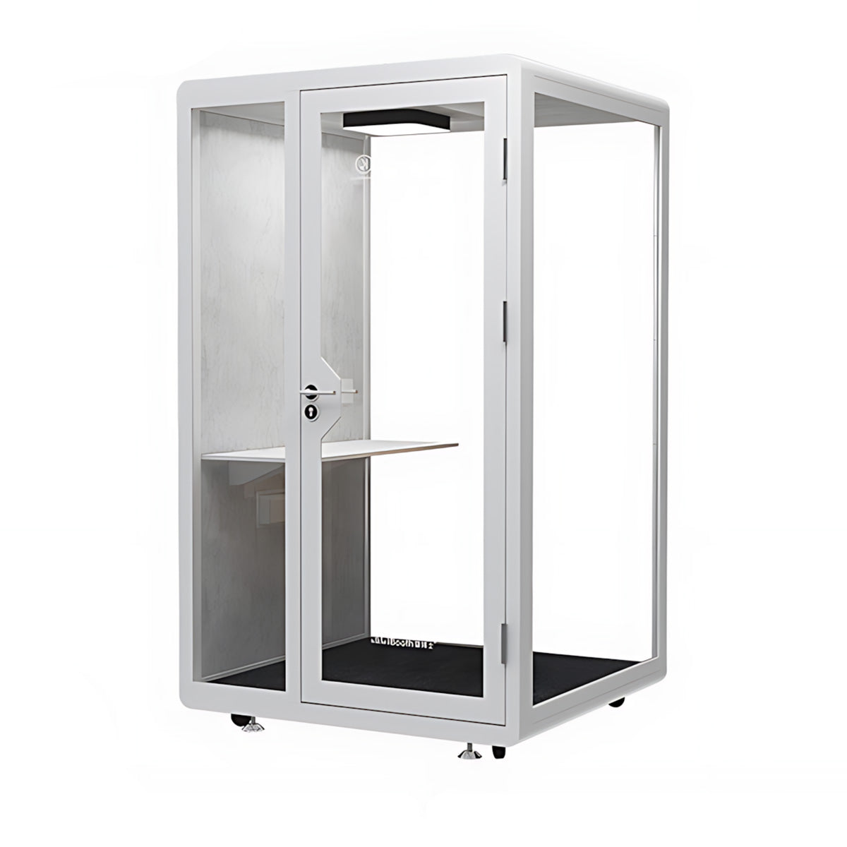 Innovative Acoustic Pod with Multi-layer Enclosed Structure, Safety Glass, Ventilation System & Modular Installation for Private Spaces