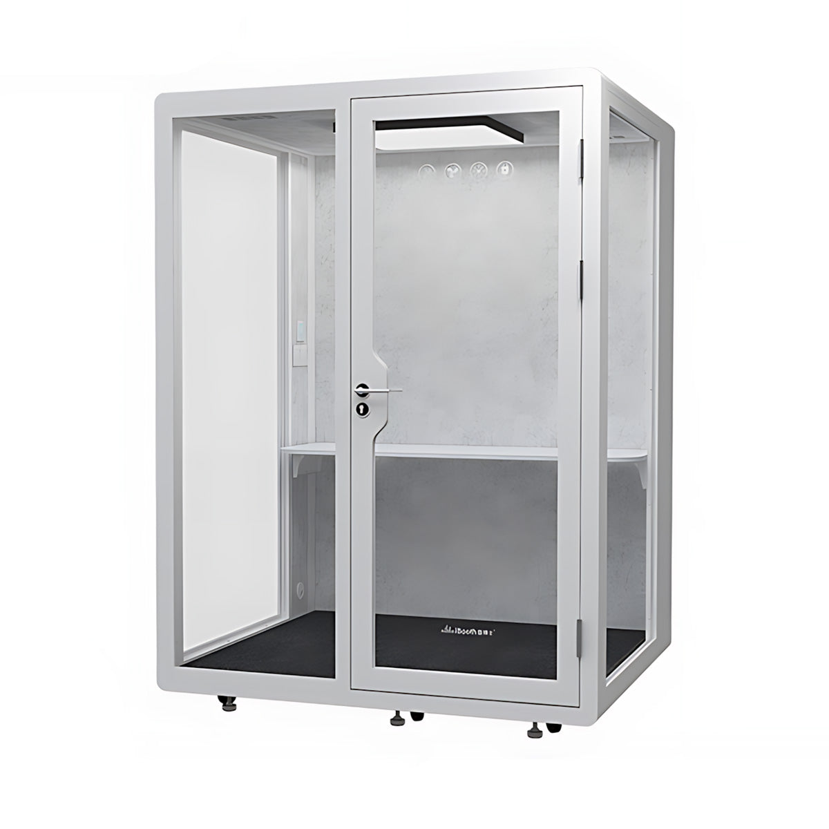 Innovative Acoustic Pod with Multi-layer Enclosed Structure, Safety Glass, Ventilation System & Modular Installation for Private Spaces