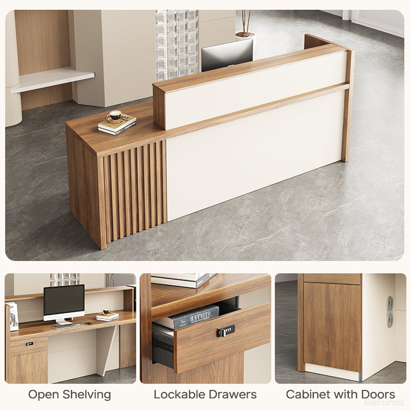 Ample Storage for Organized Reception