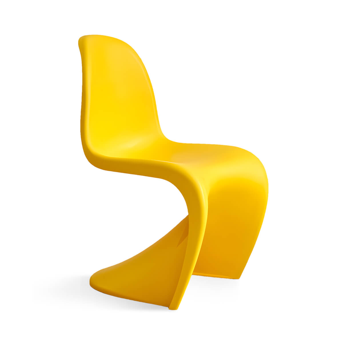 S-Shaped Plastic Dining Chair in Five Colors