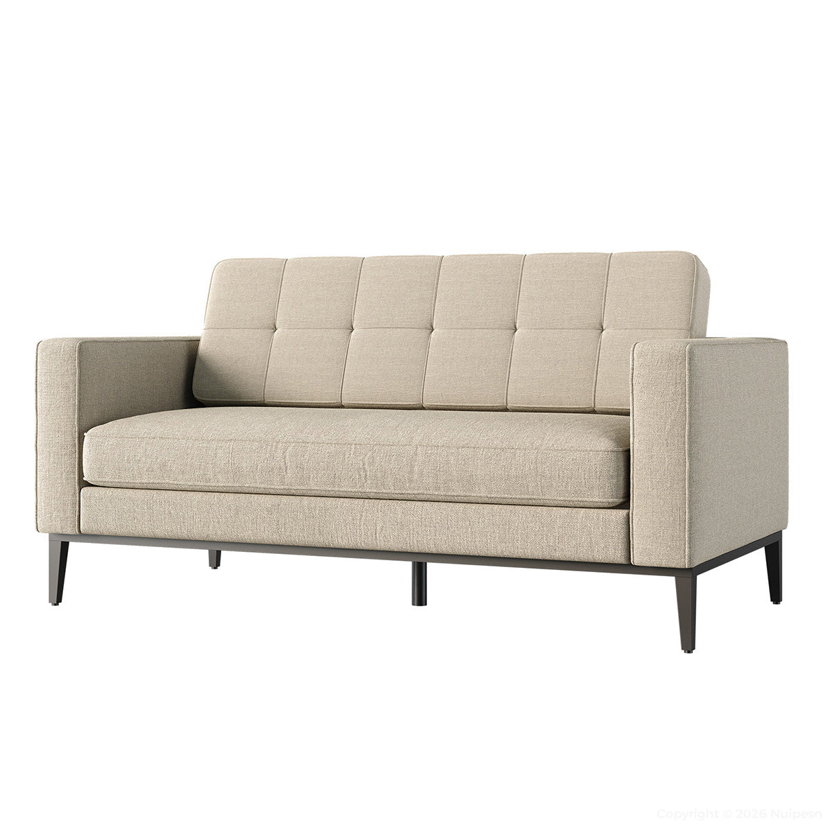 General product image 7 — Contemporary Modular Sofa with Backrest, Soft Cushion & Wide Armrests for Office, Living…