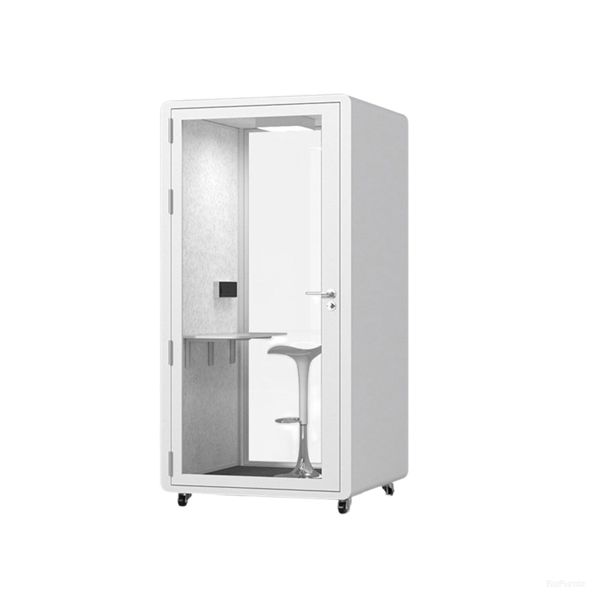 Modular Enclosed Office Pod with Ventilation & Casters product photo 11