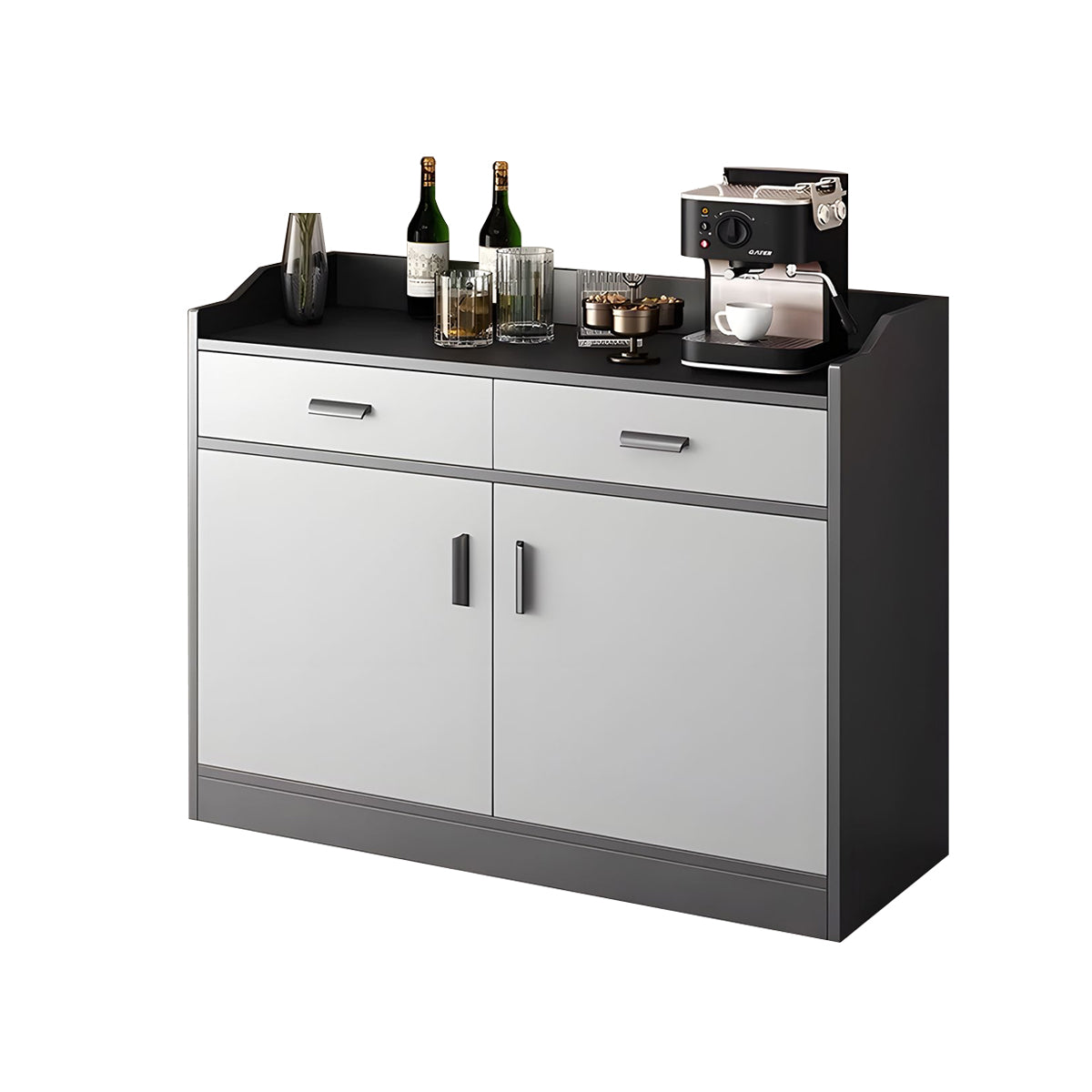Storage Cabinet-1, Light Gray Floor-Standing, Light Gray finish, L31" x W15" x H31", for office storage space, office storage furniture