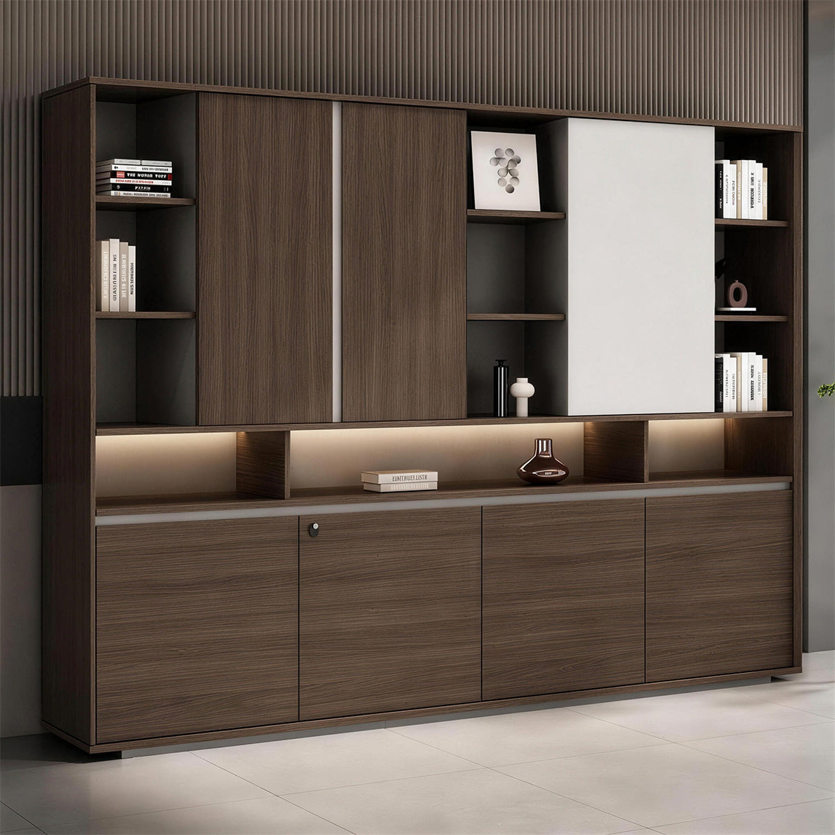 Modern Filing Cabinet with Large Storage Capacity for Documents and Office Files