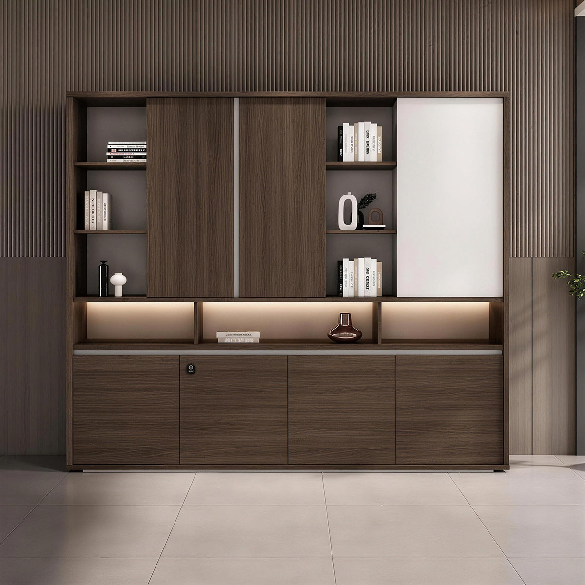 Modern Filing Cabinet with Large Storage Capacity for Documents and Office Files
