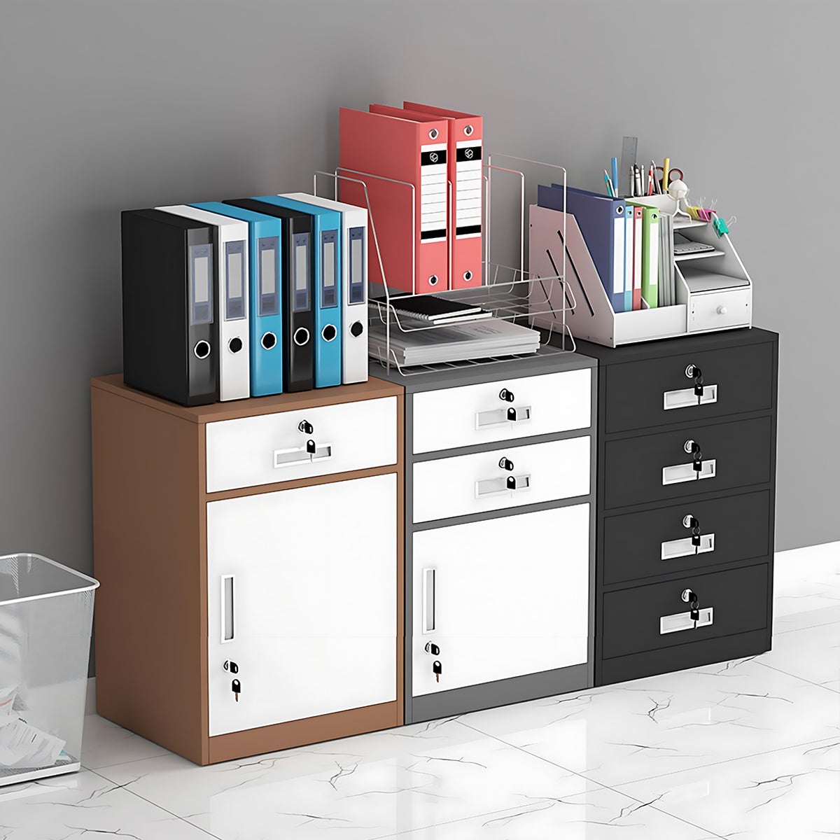 File Cabinet, main product view, for executive office workspace, modern executive office furniture