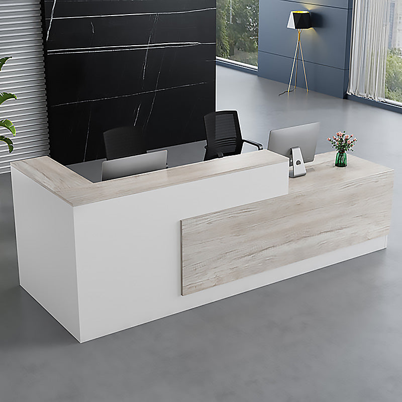 Reception Desk, office room scene, for reception area or front office, commercial reception furniture
