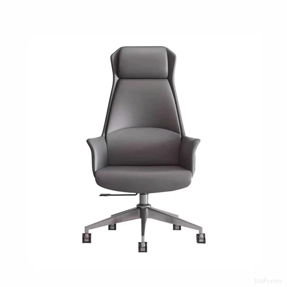 Leather Office Chair with Adjustable Height, Recline and Lumbar Support product view 10