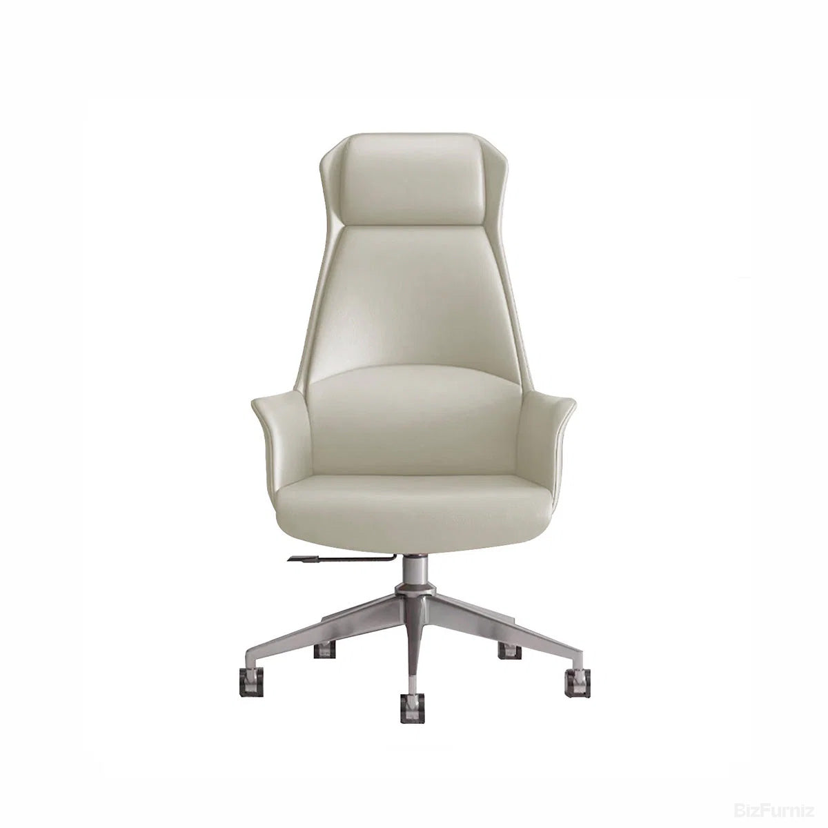 Leather Office Chair with Adjustable Height, Recline and Lumbar Support product view 13