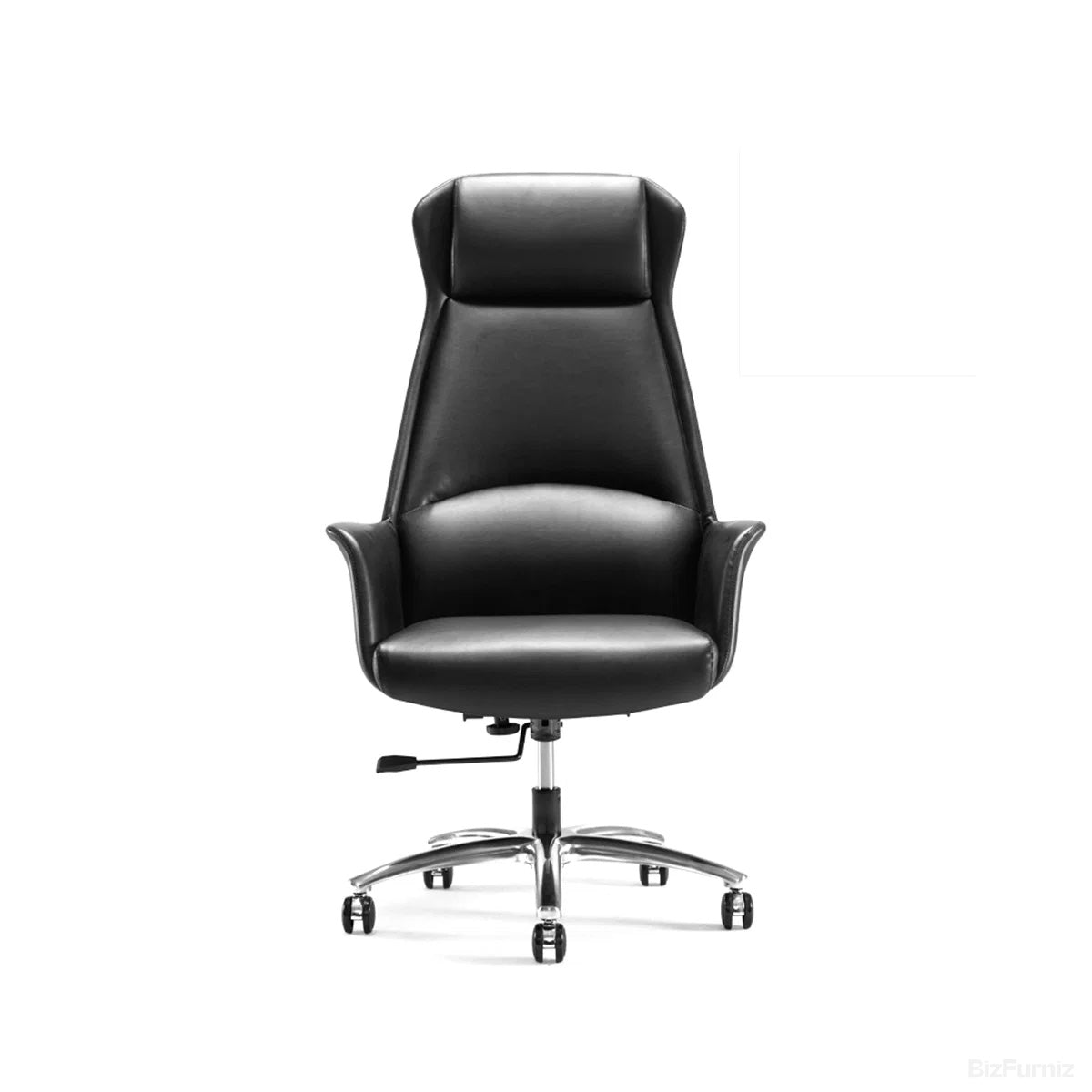 Leather Office Chair with Adjustable Height, Recline and Lumbar Support product view 15