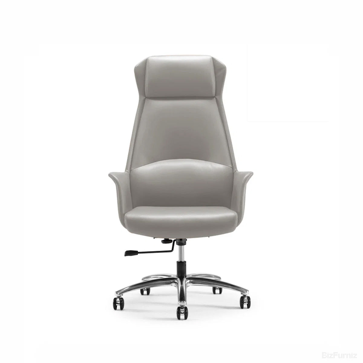 Leather Office Chair with Adjustable Height, Recline and Lumbar Support product view 17