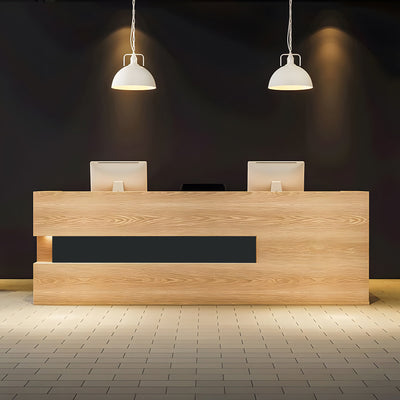 Rectangular Reception Desk 59–157 in Wide