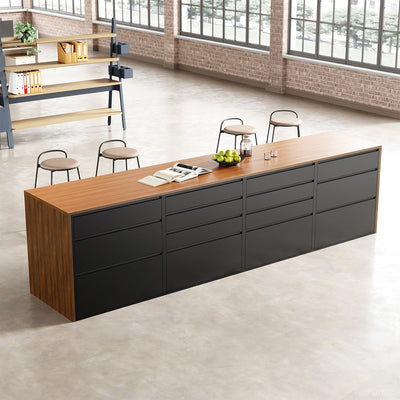 Two-Sided Storage Cabinet 142 in Wide