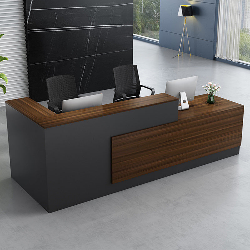 Reception Desk, angled product view, for reception area or front office, commercial reception furniture
