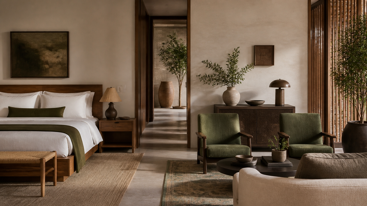 Guestroom furniture scene within Boutique Hospitality Furniture
