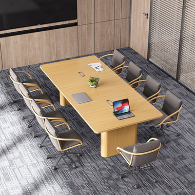 Conference Table 94 in Long with Cable Box