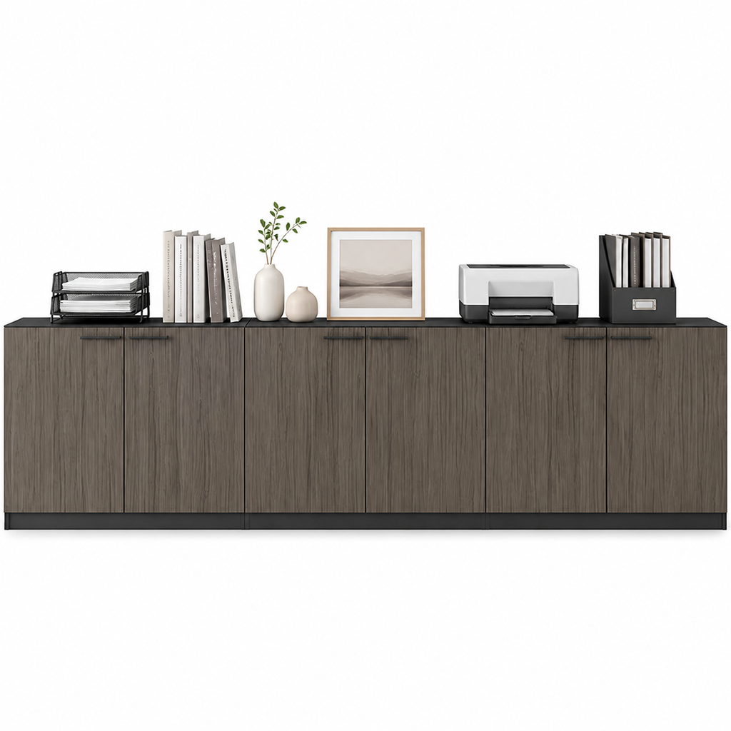 File Cabinet, product detail view, Sleek and Premium Wooden File Cabinet With Spacious Storage finish, for office storage space, office storage furniture