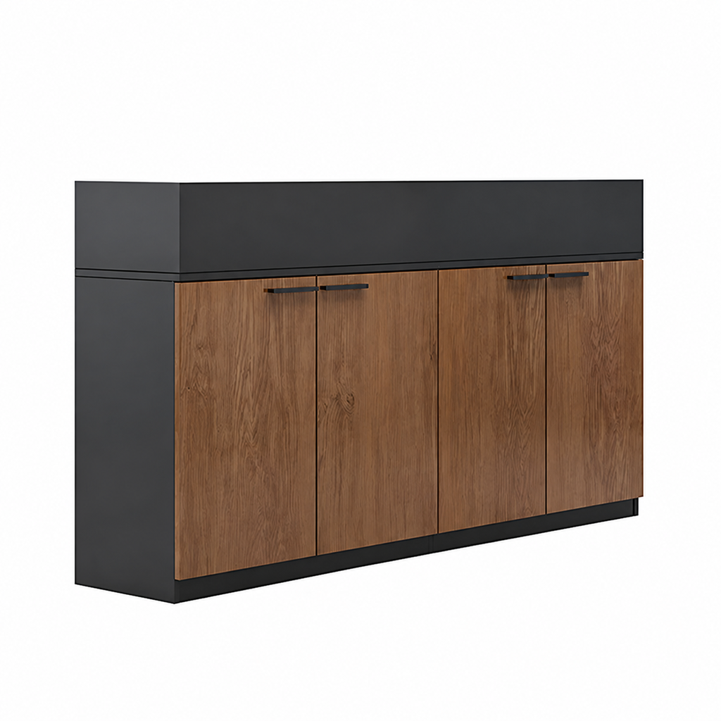Sleek and Premium Wooden File Cabinet with Spacious Storage – source image 23