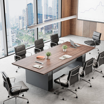 Conference Table 94 in Long with Panel Legs