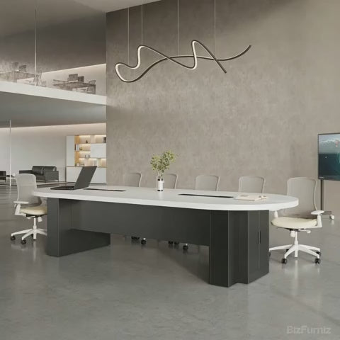 spacious conference table