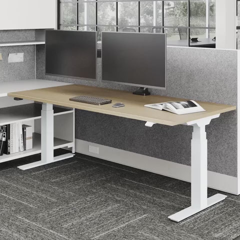Office Desk with Height Adjustment Function 