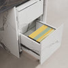 mobile cabinet under reception desk