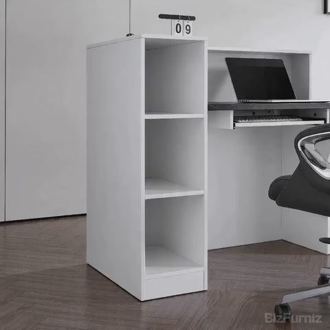 reception desk with storage