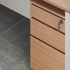 office desk with secure storage