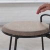 Metal Bar Stools with Padded Seats
