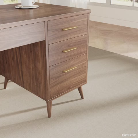 office desk with storage drawers