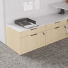 office desk with with large-capacity storage