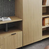 Office Desk with Built-in LED Lighting