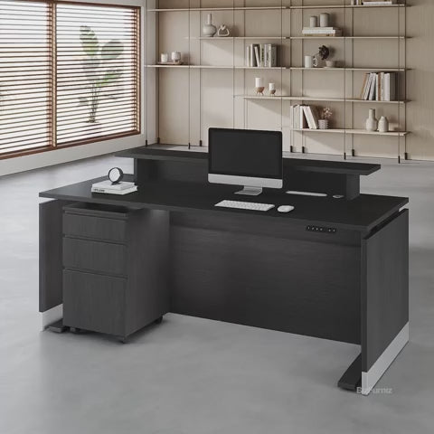 Office Desk with Height-adjustable Function