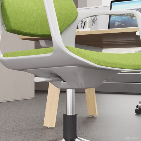 height-adjustable office chair