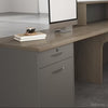 Cable Management Hole for Reception Desk