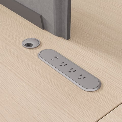 Office Desk with Cable Management