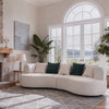 sofa with sleek lines