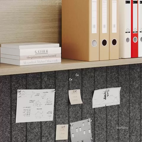 Office Desk with Built-in LED Lighting