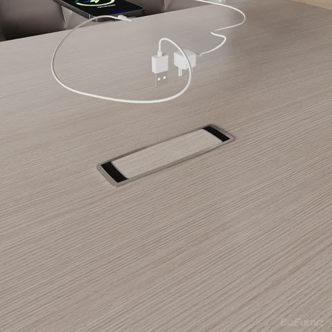 Conference Table with Multifunctional Cable Box