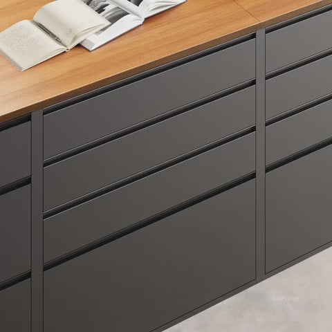 Multiple Rear Pull-out Storage Compartments