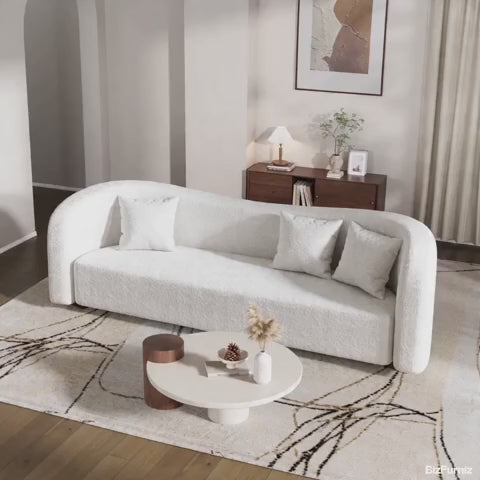 timeless curved sofa