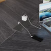 conference table with cable management