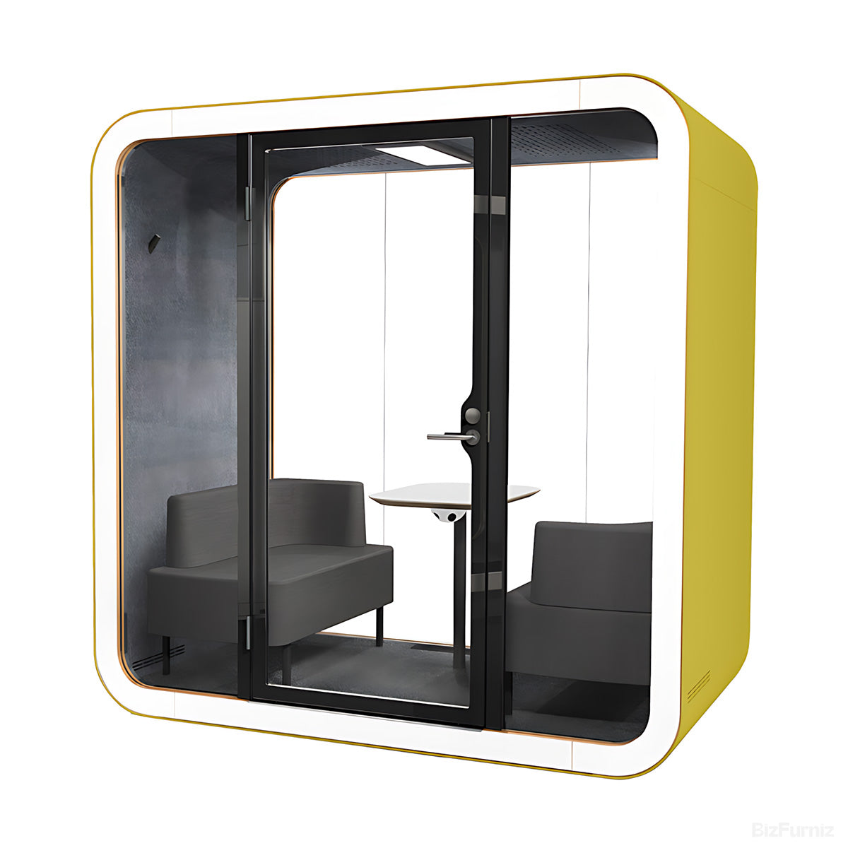 Enclosed Booth with Ventilation, Power Outlets and Mobile Casters product photo