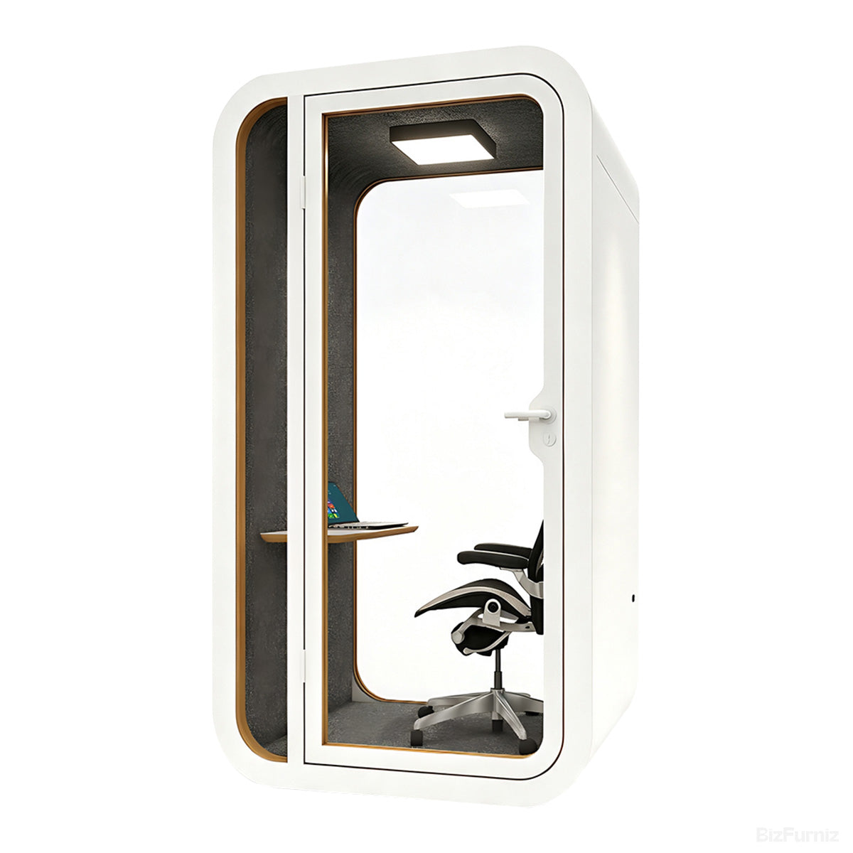 Enclosed Booth with Ventilation, Power Outlets and Mobile Casters product photo 9