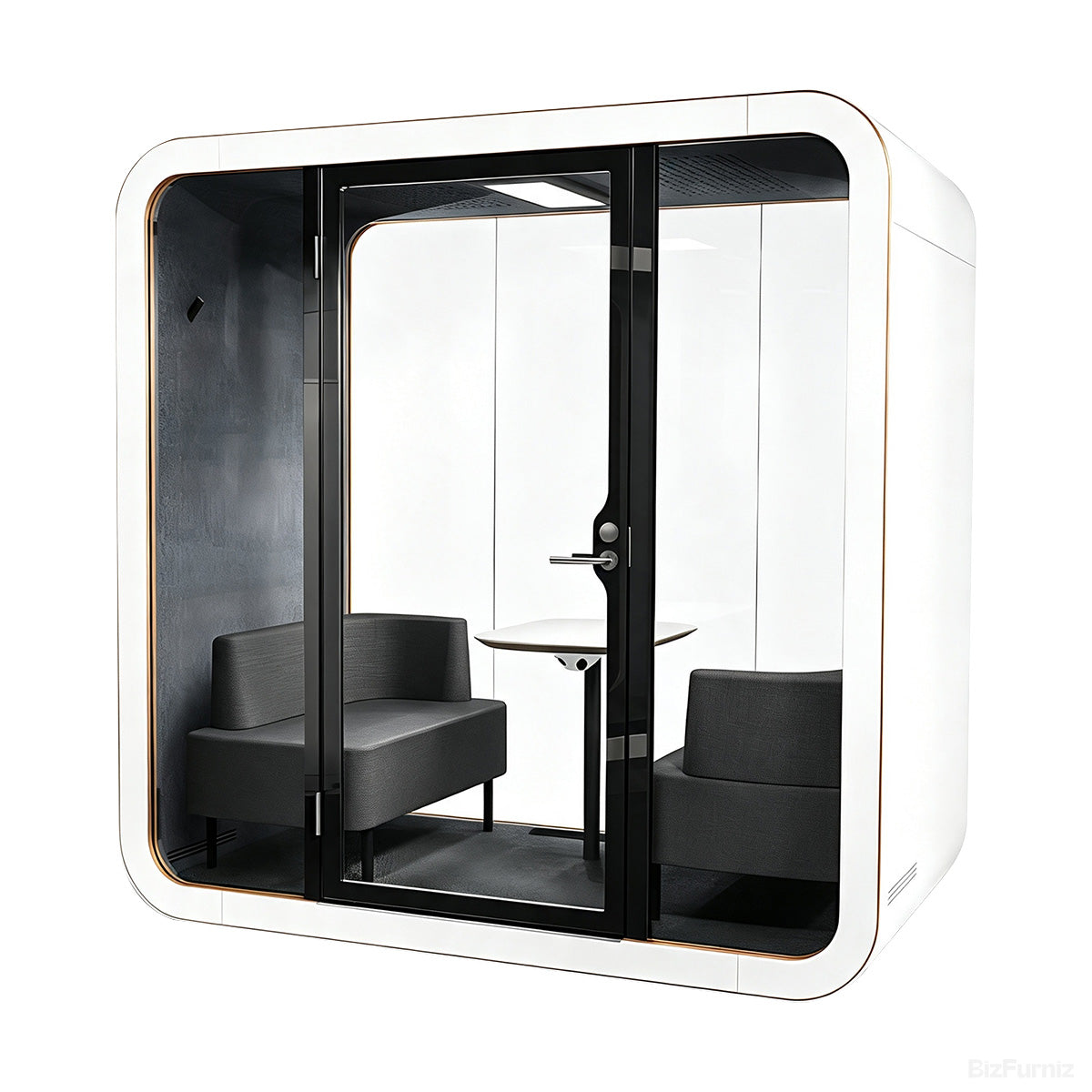 Enclosed Booth with Ventilation, Power Outlets and Mobile Casters product photo 6