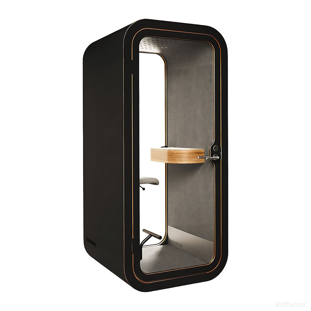 Enclosed Booth with Ventilation, Power Outlets and Mobile Casters product photo 5
