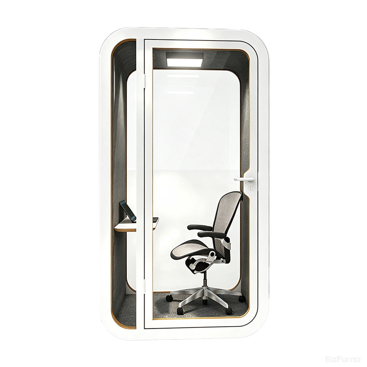 Enclosed Booth with Ventilation, Power Outlets and Mobile Casters product photo 4